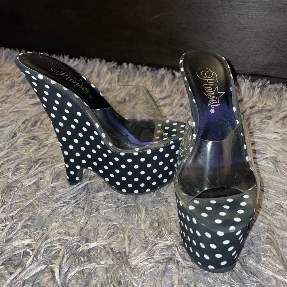 Polkadot Pleaser Dancing Heels